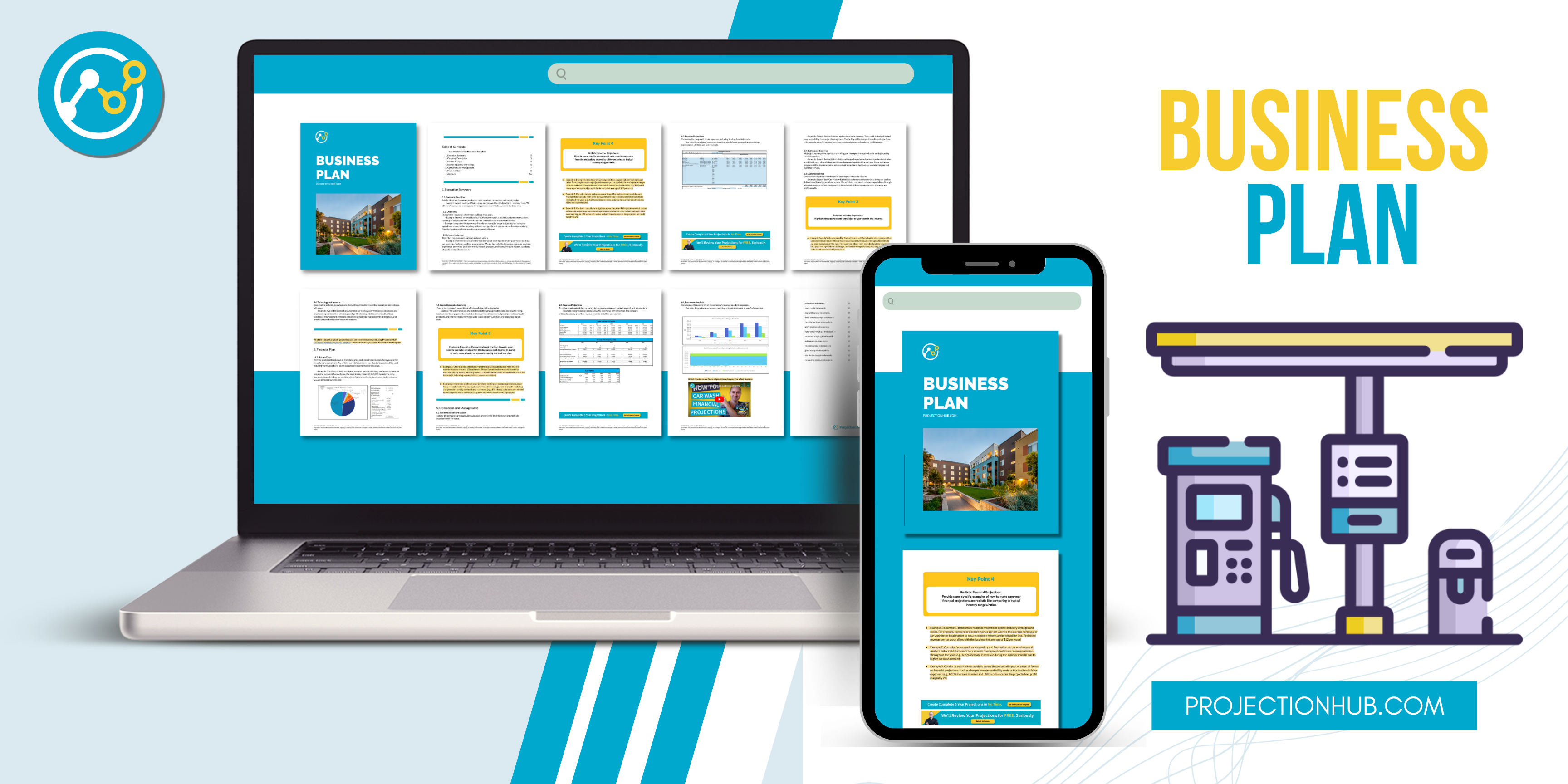 Gas Station Business Plan Template ProjectionHub